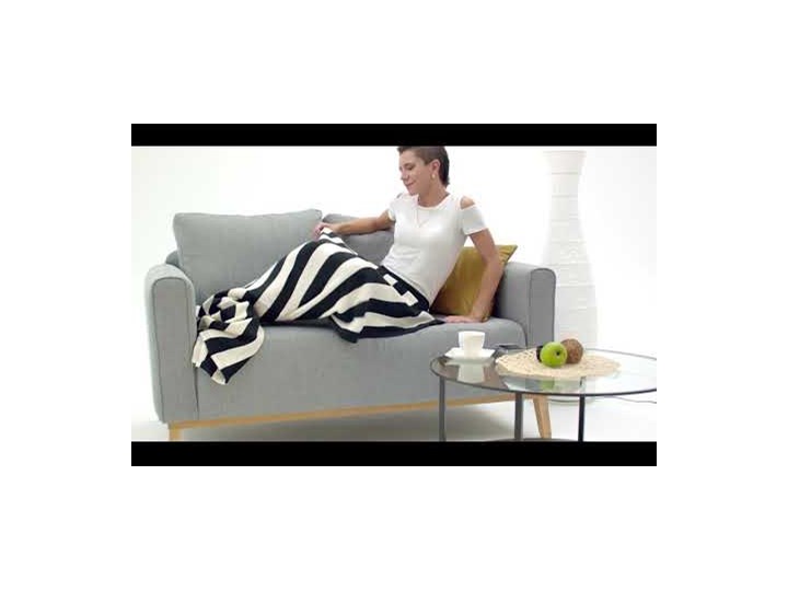 Sofa dwuosobowa Modena Stała konstrukcja Głębokość 92 cm Szerokość 155 cm Styl Vintage Kolor Szary
