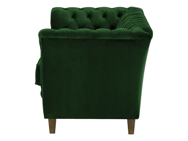 Sofa trzyosobowa Karin Głębokość 81 cm Szerokość 211 cm Chesterfield Typ Pikowane