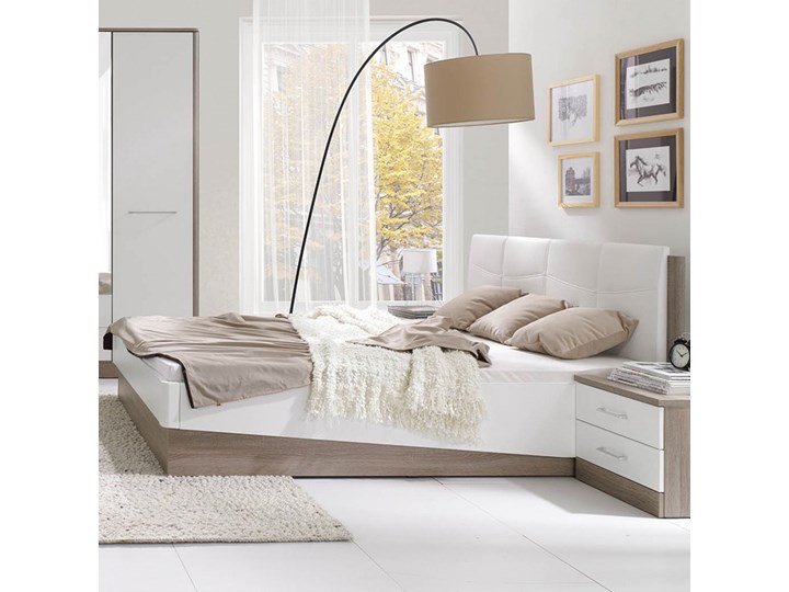 Łóżko LIVERPOOL NEW ELEGANCE płytowe : Rozmiar - 140x200, Pojemnik - Bez pojemnika
