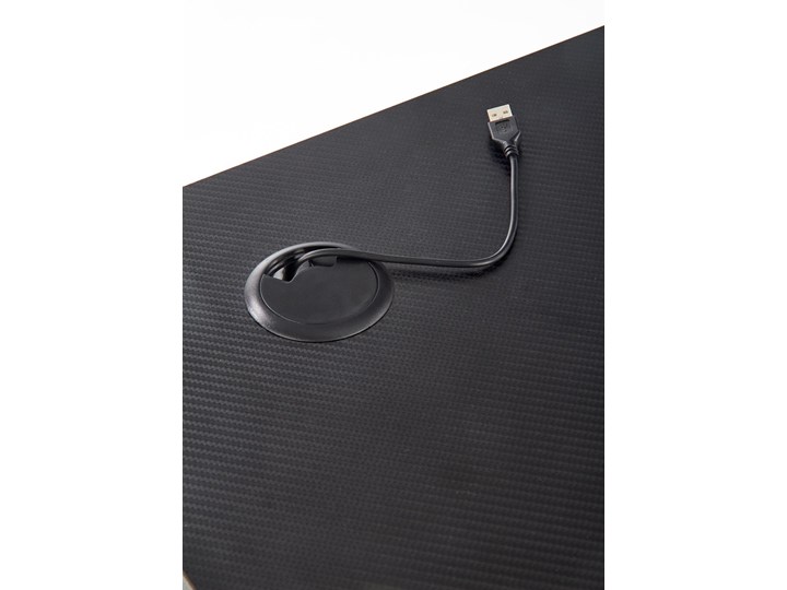 Gamingowe biurko z oświetleniem LED B40 Biurko z nadstawką Płyta MDF Szerokość 100 cm Biurko gamingowe Biurko komputerowe Metal Głębokość 60 cm Stal Kategoria Biurka