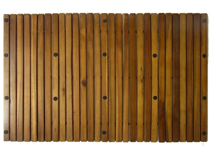 vidaXL Mata prysznicowa z drewna akacjowego, 2 sztuki, 80 x 50 cm Drewno Kategoria Dywaniki łazienkowe 50x80 cm Kolor Brązowy