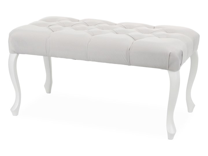 Pufa Ławka Ludwik Chesterfield 45x90 Pikowana Pomieszczenie Przedpokój