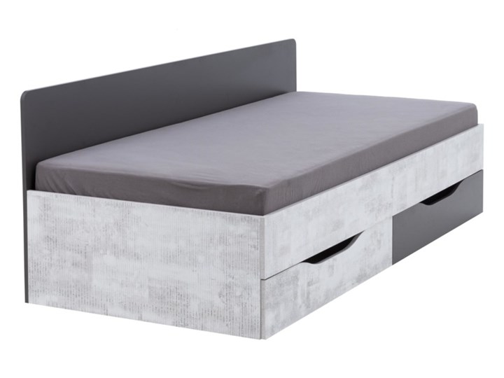 Salony Agata Łóżko TABLO 90x200, ze stelażem Płyta meblowa Tradycyjne Płyta MDF Rozmiar materaca 90x200 cm