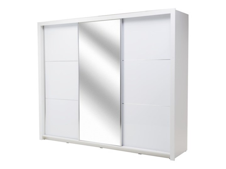 Salony Agata Szafa SIENA 3D TYP 12 z oświetleniem Płyta laminowana Płyta MDF Tworzywo sztuczne Pomieszczenie Garderoba