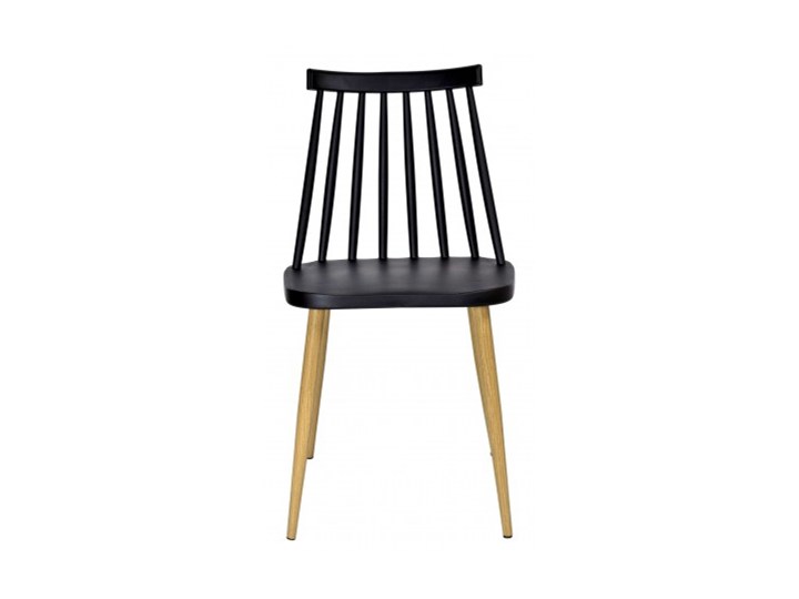 Krzesło retro K-KEN BLACK Styl Nowoczesny Metal Głębokość 37 cm Drewno Wysokość 78 cm Szerokość 42 cm Tworzywo sztuczne Wysokość 36 cm Szerokość 33 cm Styl Industrialny