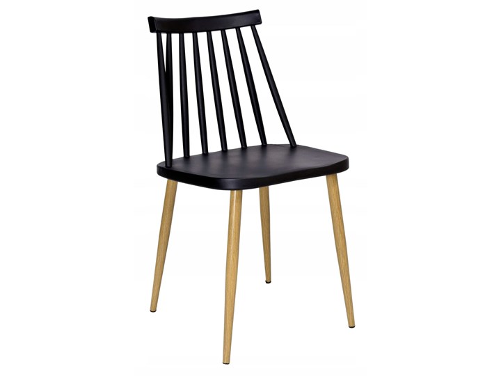 Krzesło retro K-KEN BLACK Szerokość 33 cm Szerokość 42 cm Pomieszczenie Jadalnia Tworzywo sztuczne Metal Drewno Wysokość 78 cm Wysokość 36 cm Głębokość 37 cm Pomieszczenie Salon