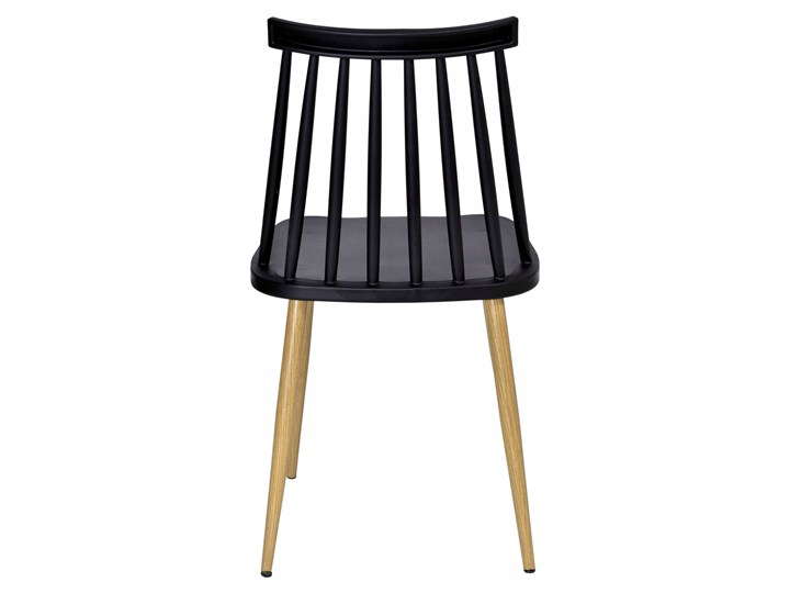 Krzesło retro K-KEN BLACK Szerokość 42 cm Wysokość 78 cm Wysokość 36 cm Drewno Tworzywo sztuczne Metal Szerokość 33 cm Głębokość 37 cm Pomieszczenie Salon Styl Industrialny