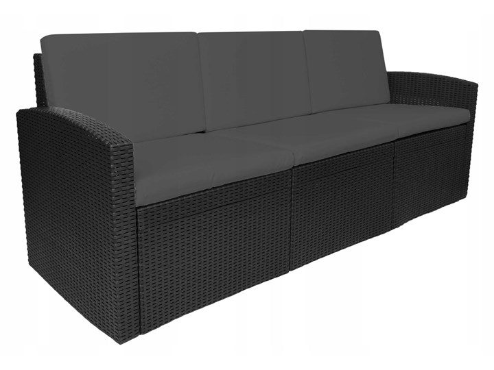 Zestaw mebli ogrodowych SIESTA GRAFIT - GRAFIT Kategoria Zestawy mebli ogrodowych Tworzywo sztuczne Rattan Zestawy kawowe Zestawy wypoczynkowe Zawartość zestawu Sofa