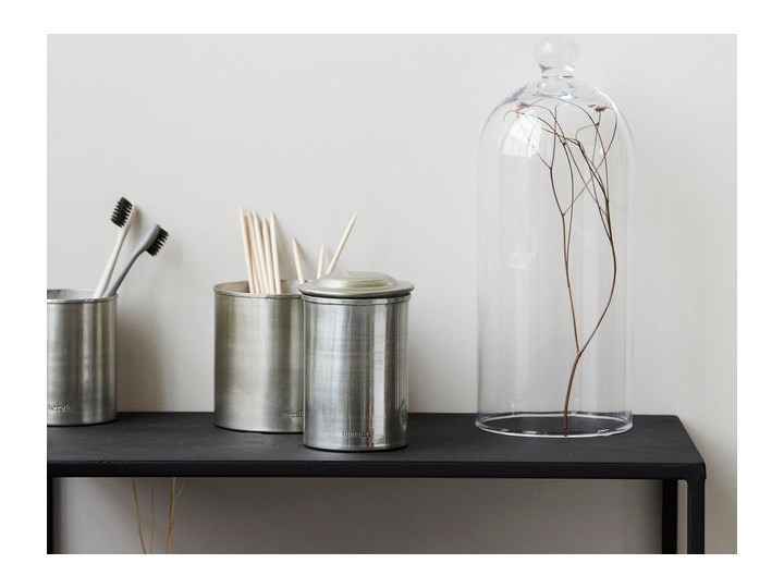 Meraki - Pojemnik do przechowywania Silver Metal Kolor Srebrny Typ Pojemniki
