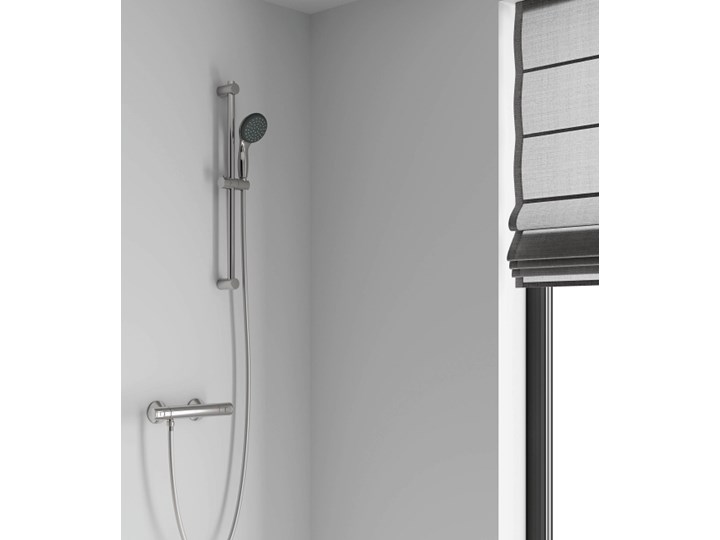 Zestaw prysznicowy Grohe Precision 1-funkcyjny z baterią termostatyczną chrom Wyposażenie Z słuchawką Wyposażenie Z termostatem