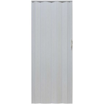 Drzwi harmonijkowe 001P-49-100 biały dąb mat 100 cm