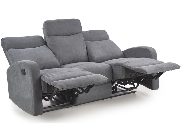Sofa Oslo 3S Rozkładana Popielaty Głębokość 95 cm Modułowe Typ Gładkie