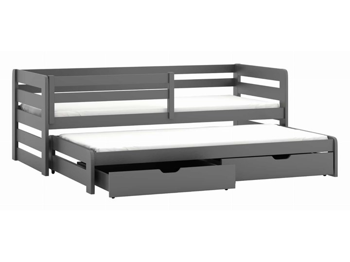 Łóżko piętrowe wysuwane SENSO niskie Lano Meble Podwójne Drewno Kategoria Łóżka dla dzieci Liczba miejsc Dwuosobowe