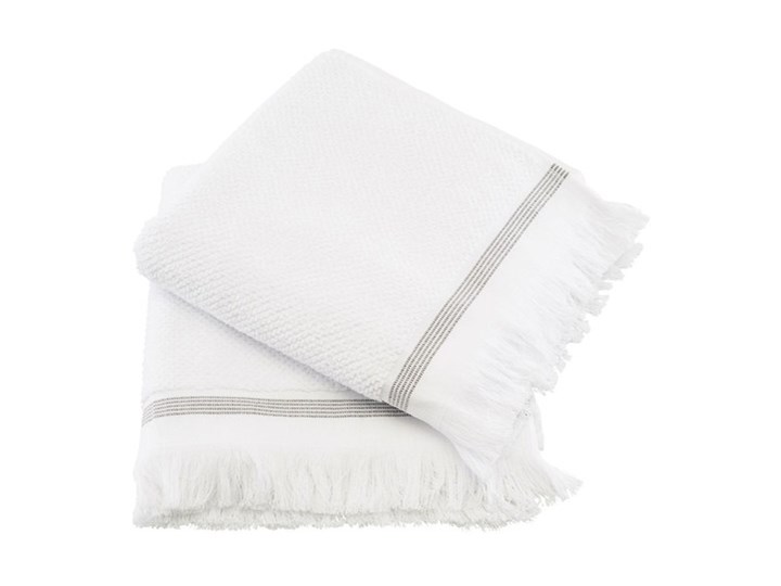 Meraki - Zestaw dwóch ręczników 50 x 100 cm Bawełna Komplet ręczników 50x100 cm Kolor Biały