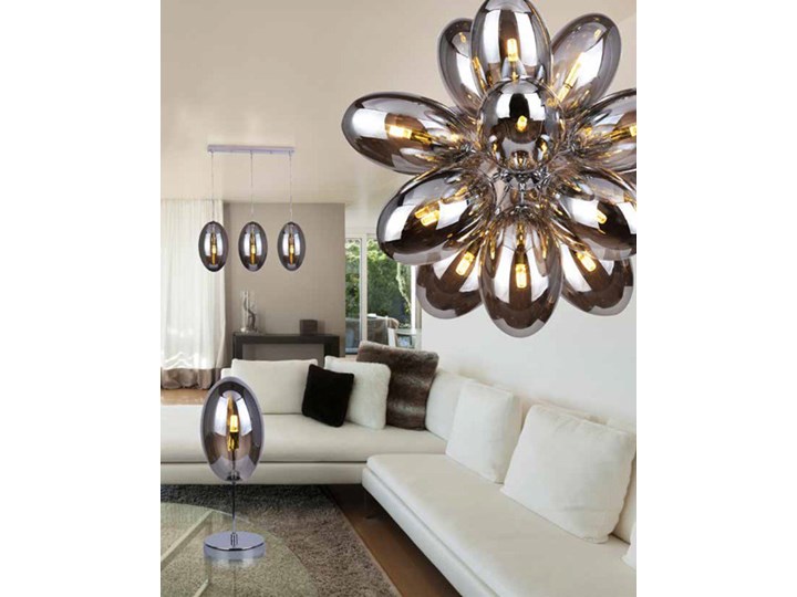 DIANA TABLE Wysokość 45 cm Kategoria Lampy stołowe Lampa dekoracyjna Kolor Czarny