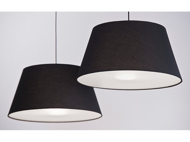 NATALIA 2 S Lampa z abażurem Styl Nowoczesny Kolor Czarny