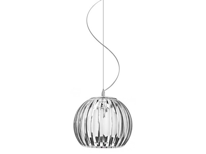 Lampa wisząca Arcada L Kolor Szary Szkło Lampa z kloszem Pomieszczenie Salon