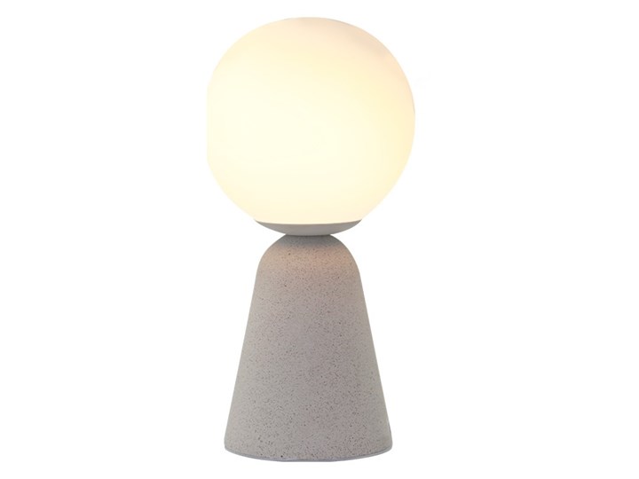 Newton B table Metal Lampa z kloszem Lampa dekoracyjna Wysokość 20 cm Kolor Szary