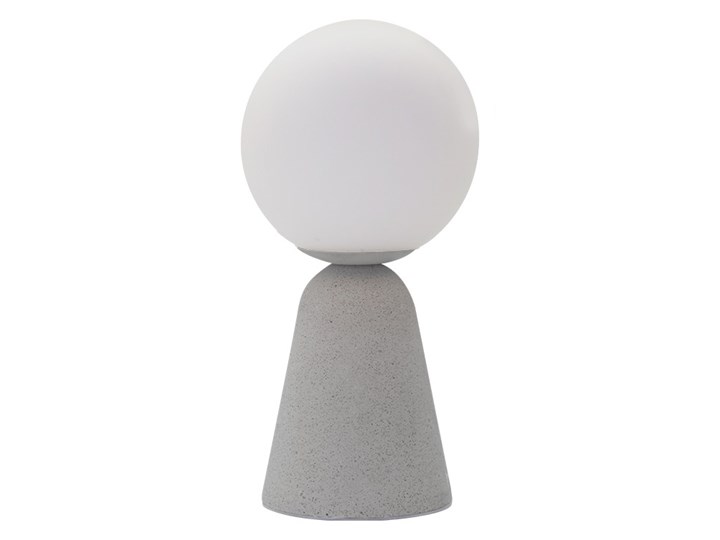 Newton B table Wysokość 20 cm Lampa z kloszem Lampa dekoracyjna Metal Kolor Szary