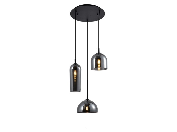 Blanca 3 Metal Szkło Lampa LED Kategoria Lampy wiszące Lampa z kloszem Kolor Szary