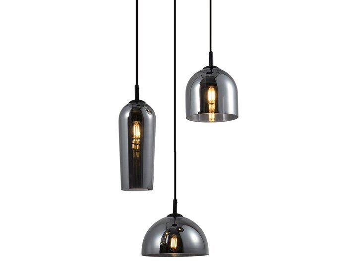 Blanca 3 Metal Lampa LED Lampa z kloszem Szkło Kolor Szary