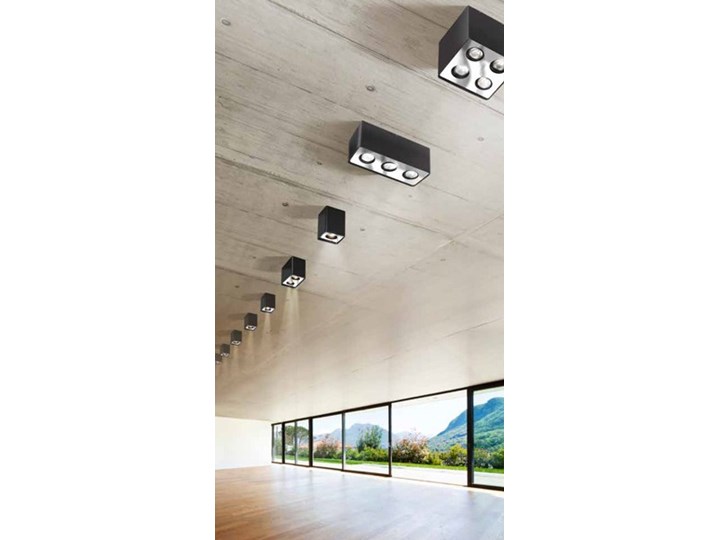 Lampa techniczna Nino 4 Kwadratowe Kategoria Oprawy oświetleniowe Oprawa stropowa Oprawa led Kolor Biały