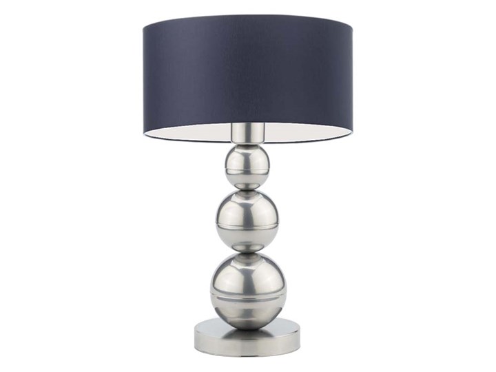 Lampka nocna do sypialni HONOLULU WYSYŁKA 24H Lampa z abażurem Wysokość 15 cm Wysokość 41 cm Lampa nocna Kolor Granatowy