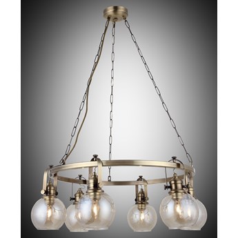 Nowoczesna patynowa industrialna lampa żyrandol loft lucea ponte 1396-52-06 salon sypialnia jadalnia