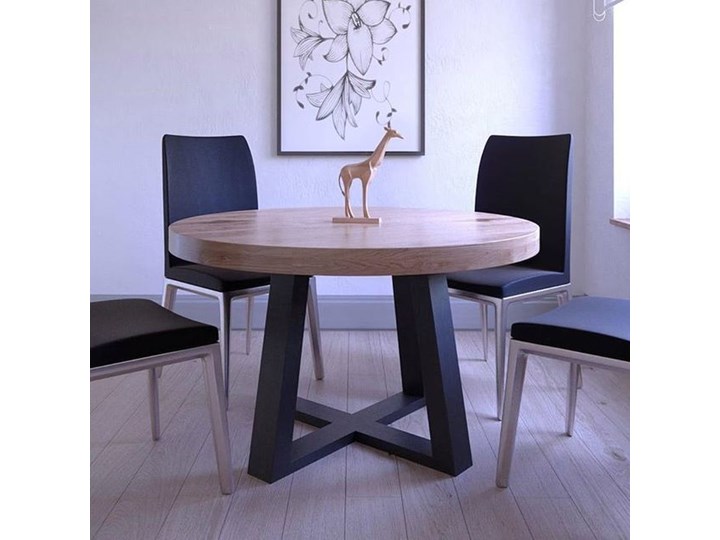 STÓŁ OKRĄGŁY DĘBOWY NOGI KONTRAST ROZKŁADANY WYBIERZ ROZMIAR I KOLOR GENEWA NO2 150x250cm Drewno Szerokość 90 cm Długość 150 cm Szerokość 100 cm Szerokość 150 cm Długość 100 cm Długość 250 cm Metal Rozkładanie Rozkładane Wysokość 78 cm Długość 120 cm Kolor Granatowy