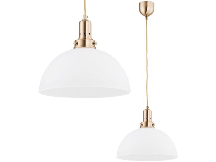 Lampa wisząca nad blat Sharon śr. 30cm Szkło Kolor Szary