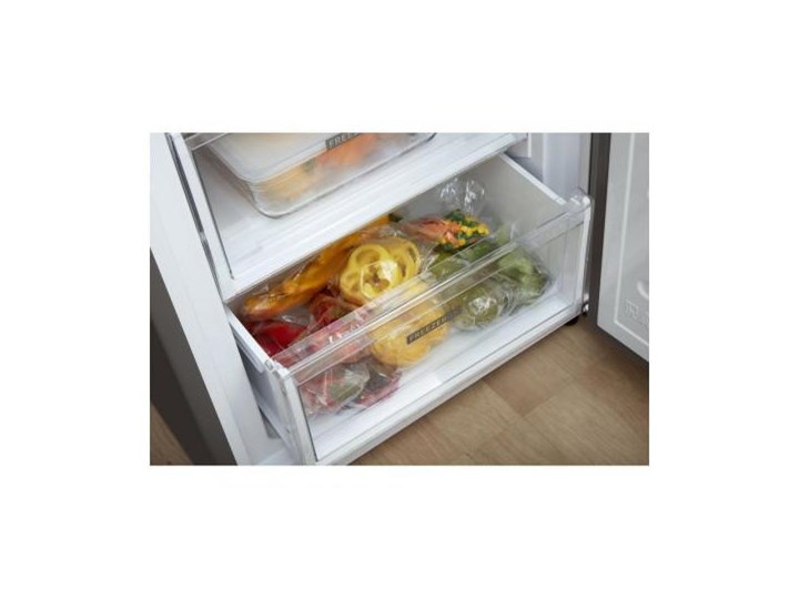 WHIRLPOOL W7 921I OX NoFrost Srebrna Szerokość 59,6 cm Szerokość 55 cm Jednodrzwiowe Dwudrzwiowe Wysokość 200 cm Wysokość 201 cm Położenie zamrażalnika Na dole Kategoria Lodówki
