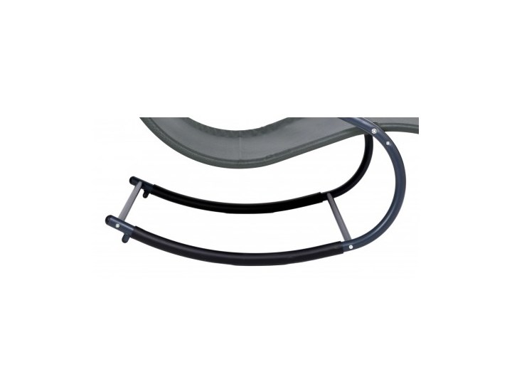 LeŻak Fotel Ogrodowy Bujany Syriusz Grey Metal Bujane Styl Nowoczesny Kolor Szary