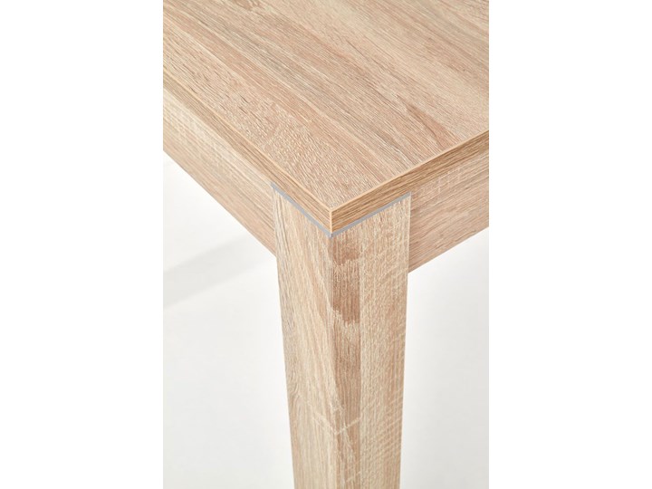 Stół rozkładany do kuchni Aster - dąb sonoma Długość 118 cm Drewno Wysokość 76 cm Szerokość 75 cm Styl Rustykalny