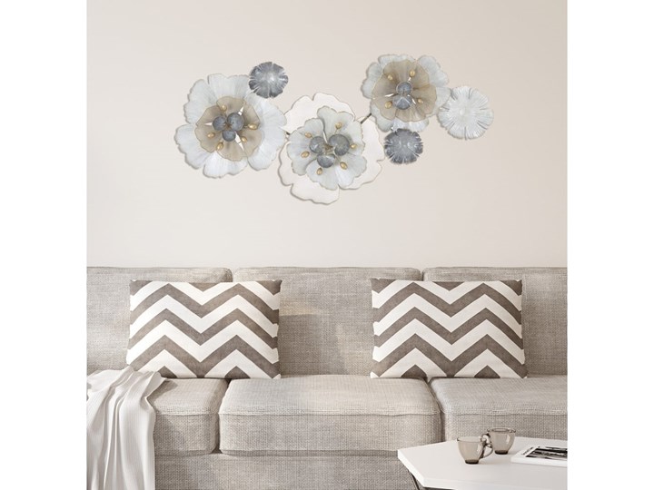 Metalowa dekoracja ścienna Mauro Ferretti Flowery, 119x60 cm Kategoria Dekor ścienny