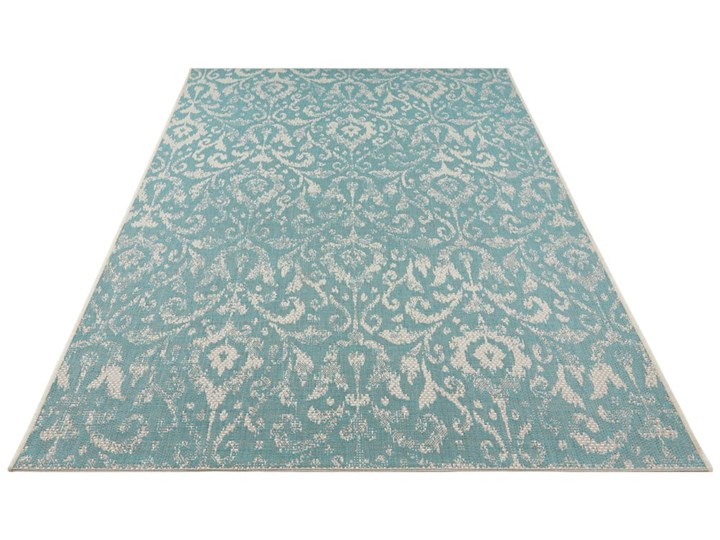 Turkusowo-beżowy dywan odpowiedni na zewnątrz Bougari Hatta, 160x230 cm Dywany Syntetyk Prostokątny Pomieszczenie Salon