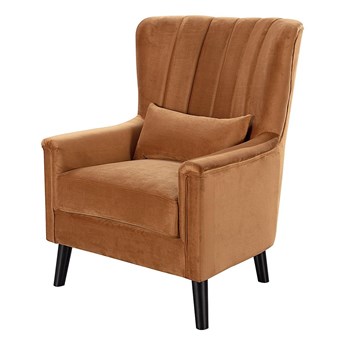 Fotel Meriva Velvet caramel, 76,5 x 84 x 102 cm