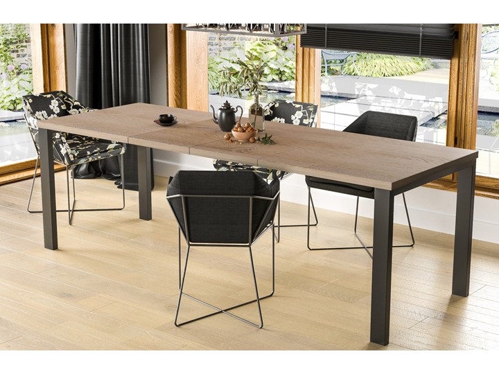 Stół Garant 170 z blatem 80x80 rozkładany do 170 cm Rozkładanie Szerokość 80 cm Długość 80 cm Styl Nowoczesny