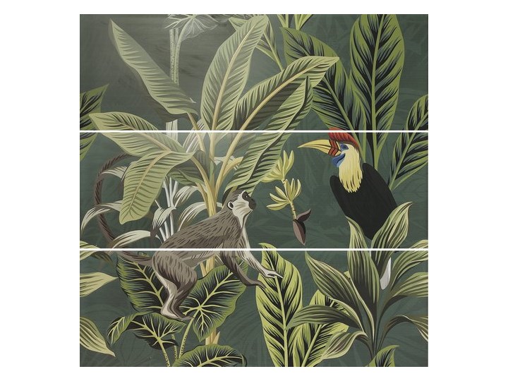 Decor Set ABC Toucan Green Mat 40x120 płytka dekoracyjna Prostokąt 40x120 cm Płytki podłogowe Płytki ścienne Kolor Szary