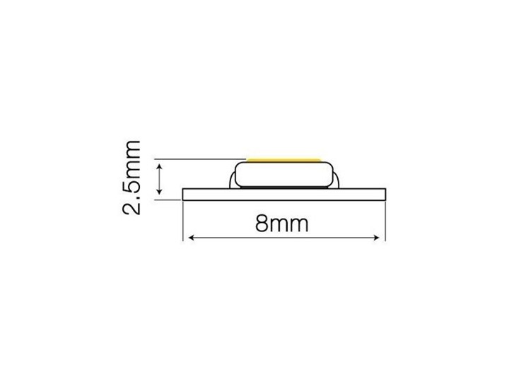 Taśma LED line 150 SMD 3528 biała neutralna 6200-6700K 1 metr Kolor Biały Kategoria