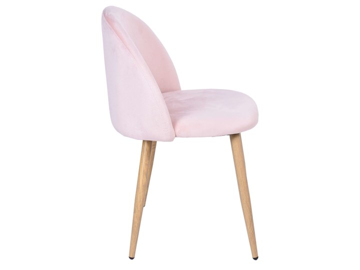 Krzesło aksamitne K-JAZZ VELVET różowe Tkanina Głębokość 48 cm Wysokość 78 cm Tapicerowane Tworzywo sztuczne Welur Szerokość 49 cm Wysokość 33 cm Metal Wysokość 79 cm Drewno Szerokość 48 cm Głębokość 42 cm Kolor Różowy