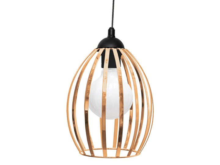 Lampa potrójna miedziana DALI W-L 1355/3 BK-B+BR Lampa z kloszem Metal Kolor Czarny