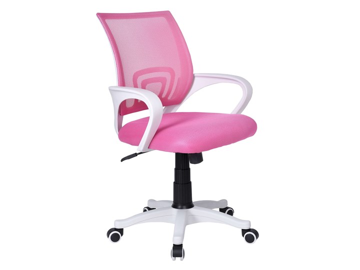 Fotel biurowy Bianco biało-różowy Głębokość 59 cm Fotel na kółkach Wysokość 95 cm Tworzywo sztuczne Szerokość 58 cm Szerokość 47 cm Wysokość 91 cm Wysokość 94 cm Głębokość 49 cm Fotel obrotowy Pomieszczenie Biuro i pracownia