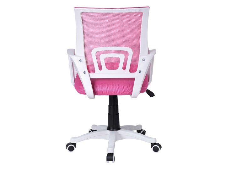 Fotel biurowy Bianco biało-różowy Tworzywo sztuczne Szerokość 47 cm Fotel na kółkach Głębokość 59 cm Fotel obrotowy Wysokość 94 cm Głębokość 49 cm Szerokość 58 cm Wysokość 91 cm Wysokość 95 cm Pomieszczenie Pokój przedszkolaka