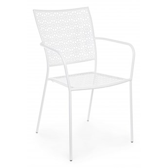 Jodie krzesło ogrodowe kolor biały