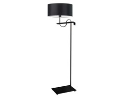 lampa stojąca prl pomysły, inspiracje z homebook Lampa styl PRL Lampa Stojąca szara Półka podłogowa