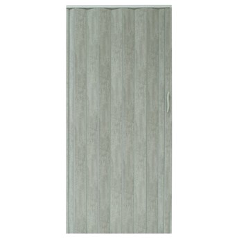 Drzwi harmonijkowe 001P-61-80 beton mat 80 cm