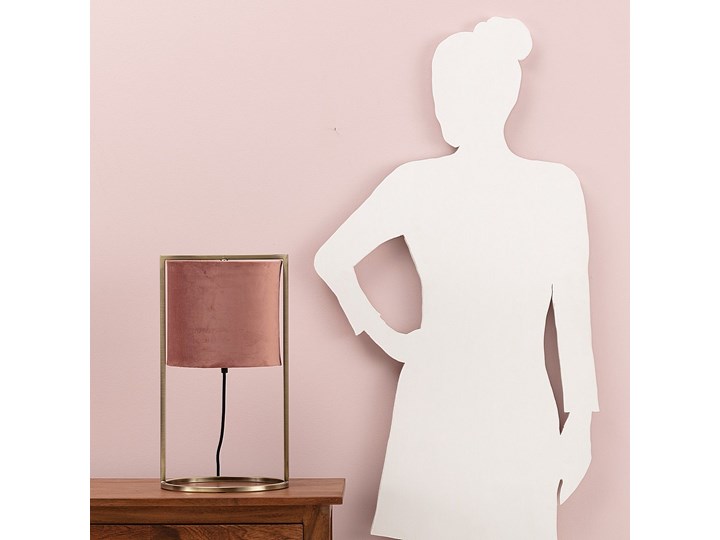 Lampa stołowa Santos Pink&Gold, 45 cm Lampa z kloszem Styl Nowoczesny Kategoria Lampy stołowe