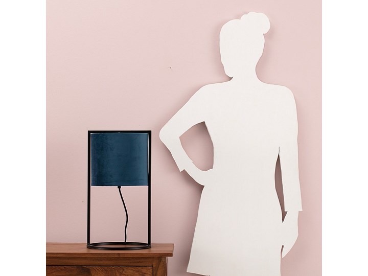 Lampa stołowa Santos Blue, 45 cm Lampa z kloszem Kategoria Lampy stołowe Kolor