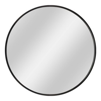 Lustro okrągłe Dubiel Vitrum Nico 60 cm w ramie czarne
