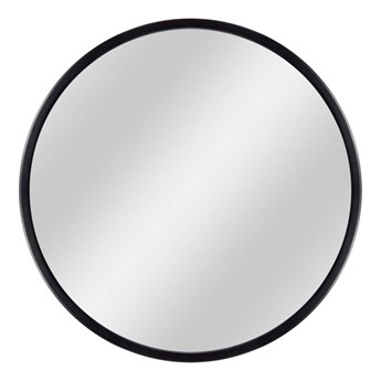 Lustro okrągłe Dubiel Vitrum Ring 2 70 cm w ramie czarne